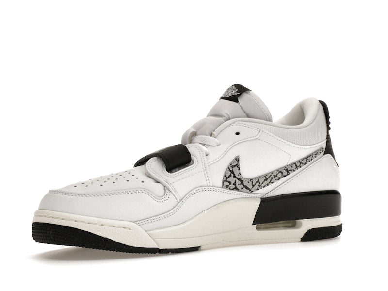 Jordan Legacy 312 Low White Black Elephant Swoosh