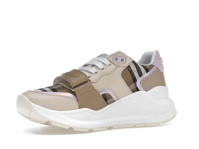 Burberry Ramsey Vintage Check Sneaker Beige Taupe Brown (Women's)
