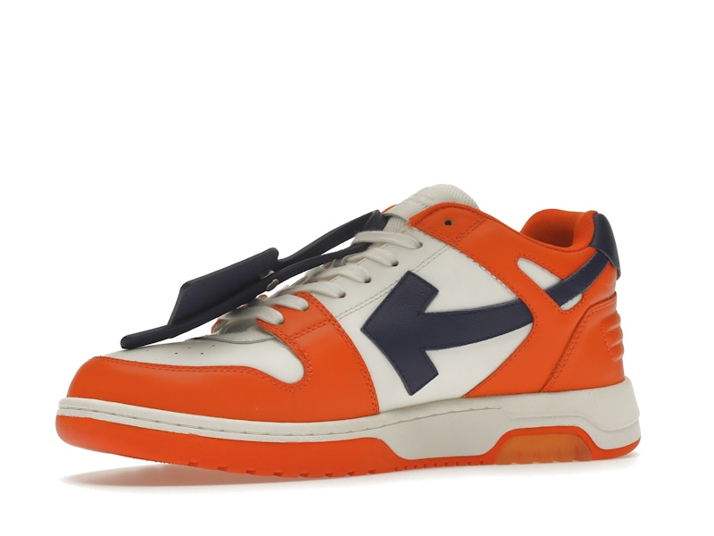 OFF-WHITE Out Of Office OOO Low Tops White Orange Blue