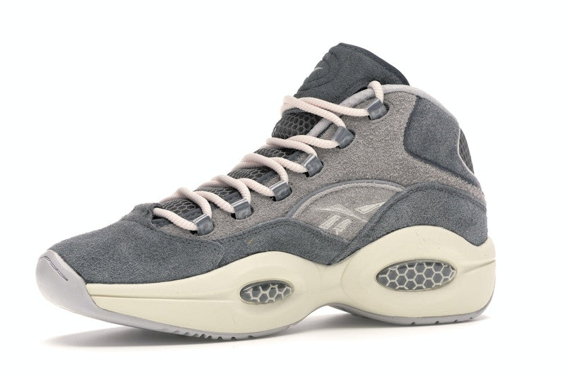 Reebok Question Mid Grey Suede