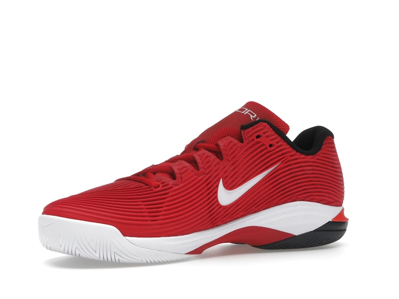 Nike Court Air Zoom Vapor 12 HC University Red Black Gym Red White
