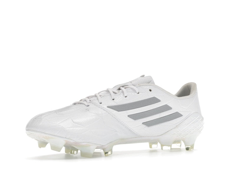 adidas Adizero F50 4 Leather FG White Silver Metallic