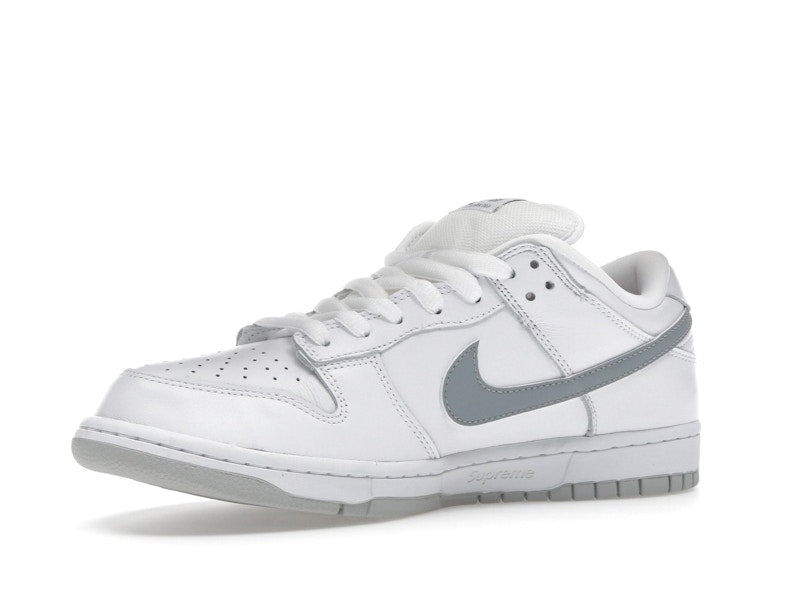 Nike SB Dunk Low Supreme 94 White Metallic Silver
