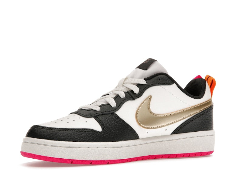 Nike Court Borough Low 2 Off Noir Pink Prime (GS)