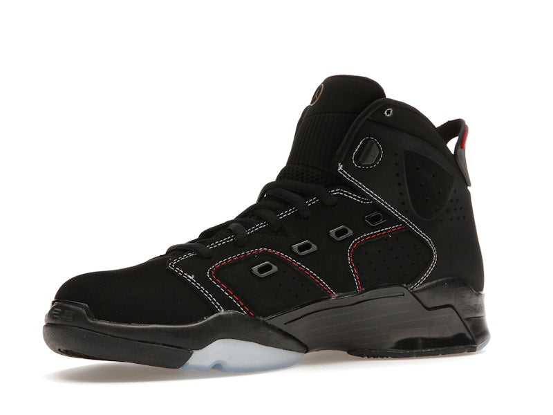 Jordan 6-17-23 Black White Red Contrast Stitching