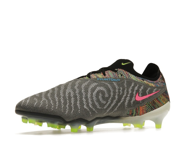 Nike Gripknit Phantom GX Elite Fusion FG Black White Blue Glow Volt