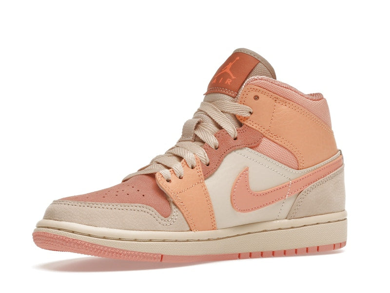 Jordan 1 Mid Apricot Orange (Women's)