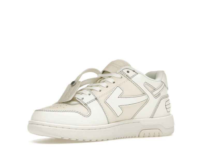 OFF-WHITE Out Of Office OOO Low Tops Cream White (Women's)