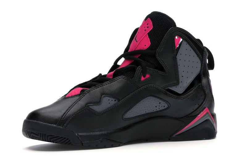 Jordan True Flight Black Dark Grey Deadly Pink (GS)