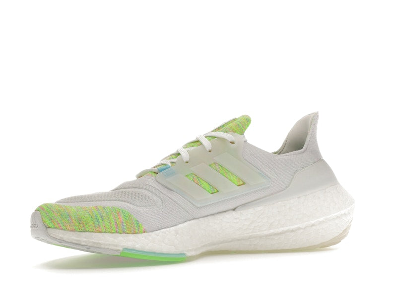 adidas Ultra Boost 22 White Bliss Blue Solar Green