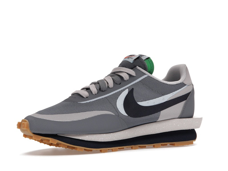Nike LD Waffle sacai CLOT Kiss of Death 2 Cool Grey (NTWRK Special Packaging)