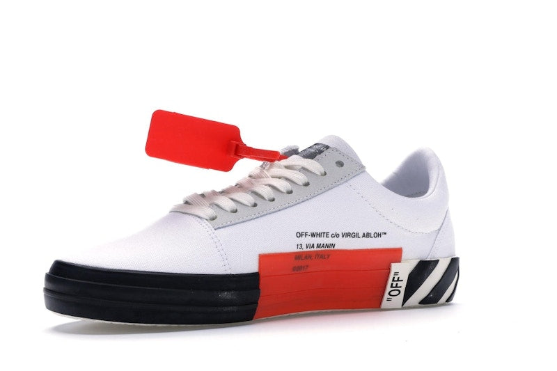 OFF-WHITE Vulc Low White (Updated Stripes)