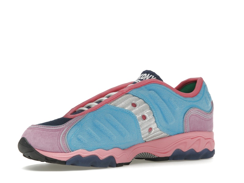Saucony Matrix Jae Tips No Shoes In The House Blue Pink