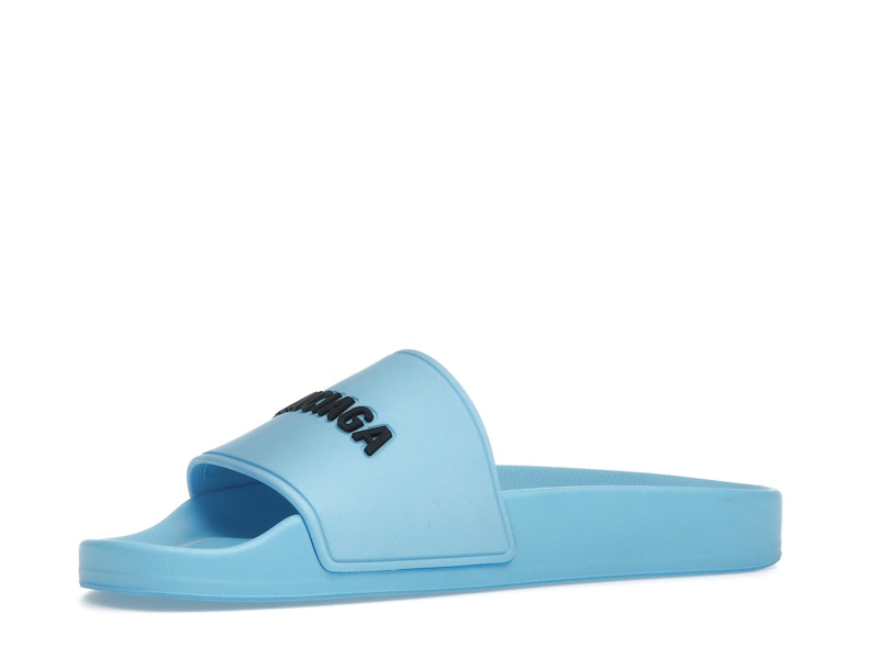 Balenciaga Pool Slide Blue Sky (Womens)