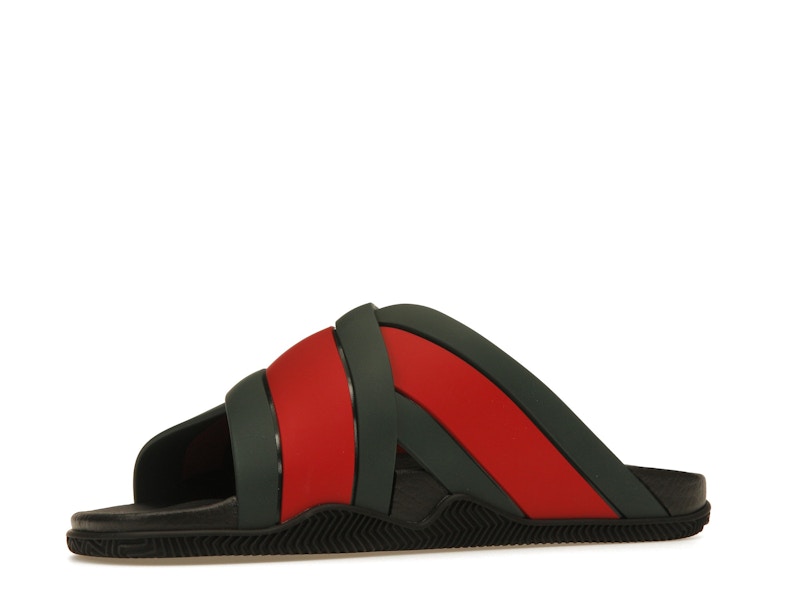 Gucci Web Slide Black Rubber (Women's)