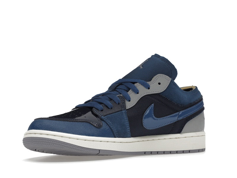 Jordan 1 Low SE Craft Obsidian French Blue Ashen Slate White