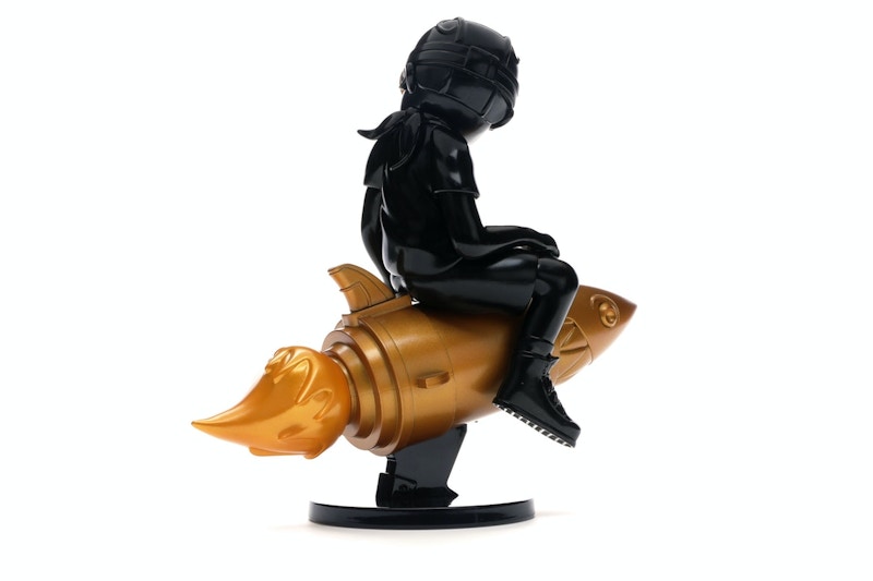Hebru Brantley x Billionaire Boys Club x Bait Beyond The Beyond Fly Boy Figure 9 Inches Black/Gold