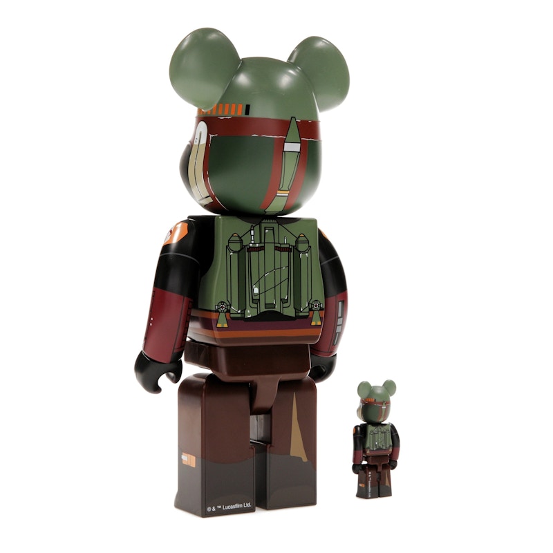 Bearbrick x Star Wars Boba Fett (Recovered Armor) 100% & 400% Set