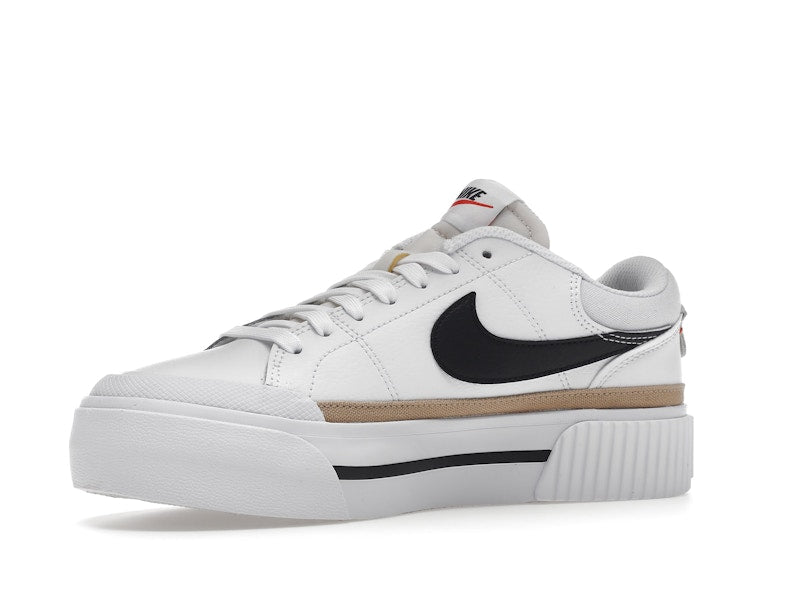 Nike Court Legacy Lift White Black (Women's)
