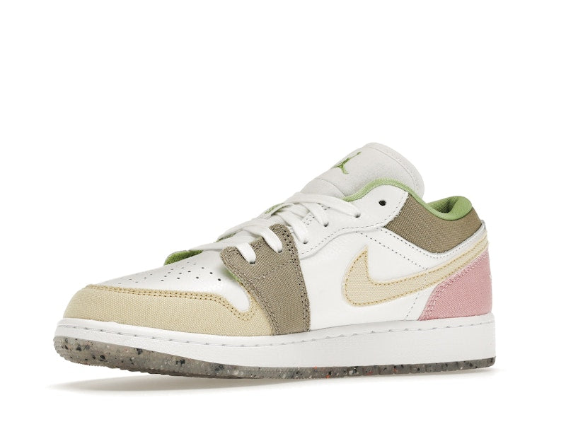 Jordan 1 Low Pastel Grind Vivid Green (GS)