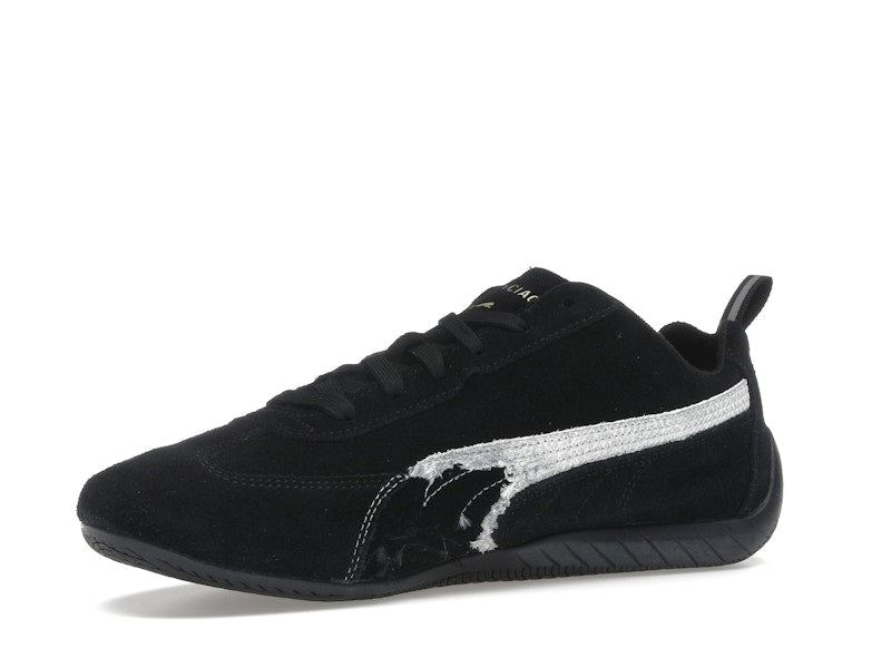 Balenciaga x Puma Speedcat Suede Distressed Black White