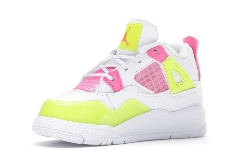 Jordan 4 Retro White Lemon Pink (TD)