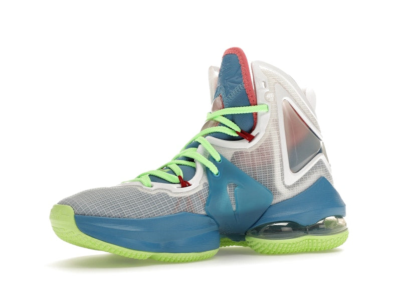 Nike LeBron 19 Dutch Blue Lime Glow (GS)