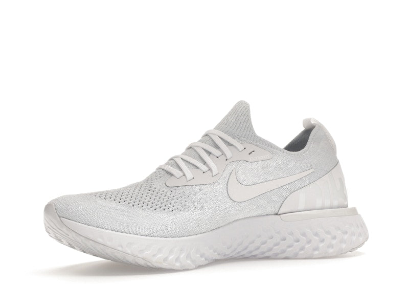 Nike Epic React Flyknit True White
