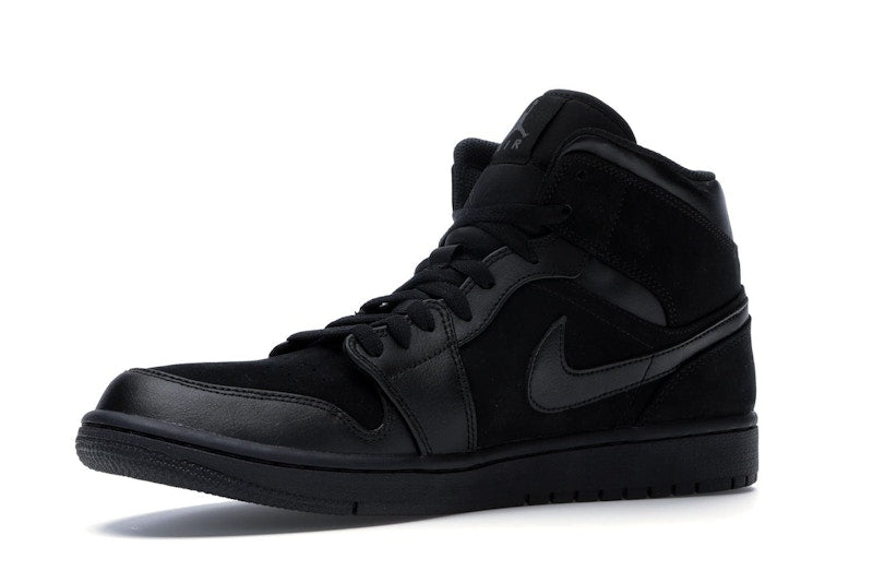 Jordan 1 Mid Triple Black (2018)