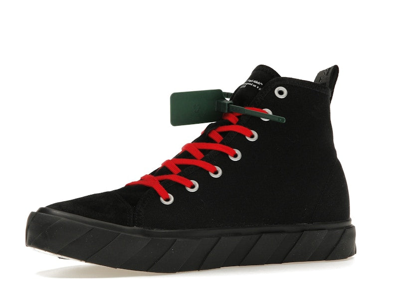 OFF-WHITE Vulcanized Hi Canvas Black Red