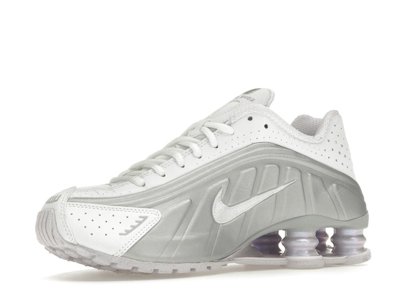 Nike Shox R4 White Metallic Platinum Barely Grape (Women's)