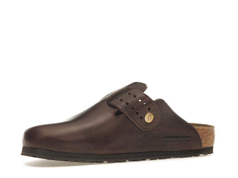 Birkenstock Boston Bold Leather Roast Brown