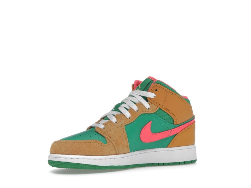 Jordan 1 Mid SE Chutney Lucky Green (GS)