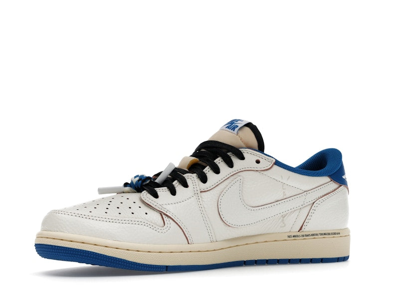 Jordan 1 Retro Low OG SP Fragment x Travis Scott Sail Military Blue