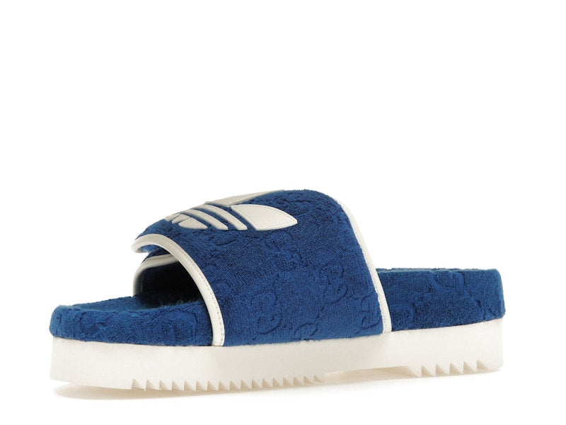 adidas x Gucci GG Platform Sandal Blue