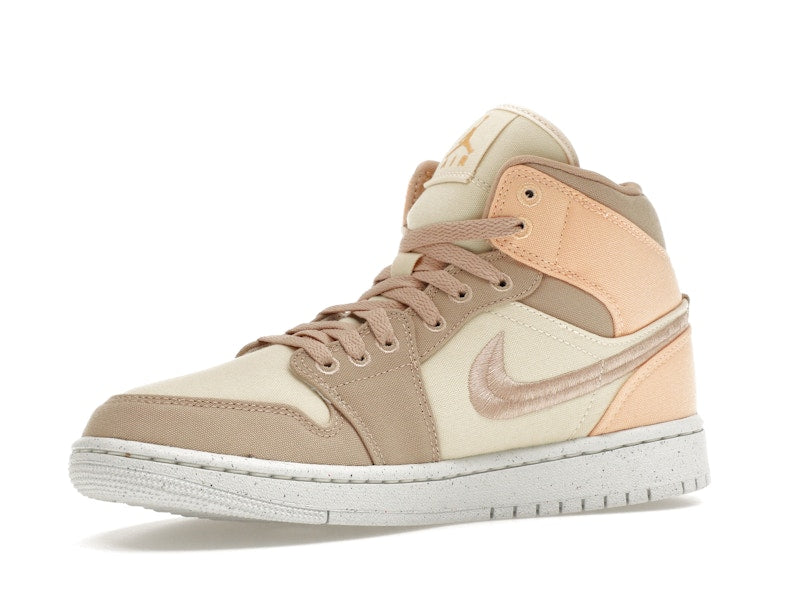 Jordan 1 Mid SE Canvas Khaki (Women's)