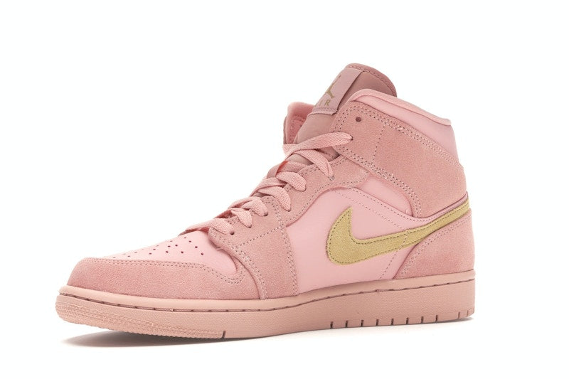 Jordan 1 Mid Coral Gold