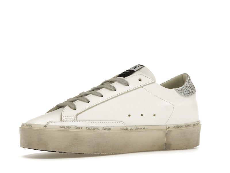 Golden Goose Hi Star White Silver (Women's)