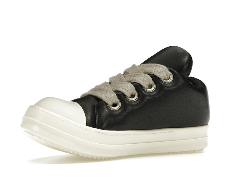 Rick Owens Jumbo Lace Padded Sneaks Low Black Milk
