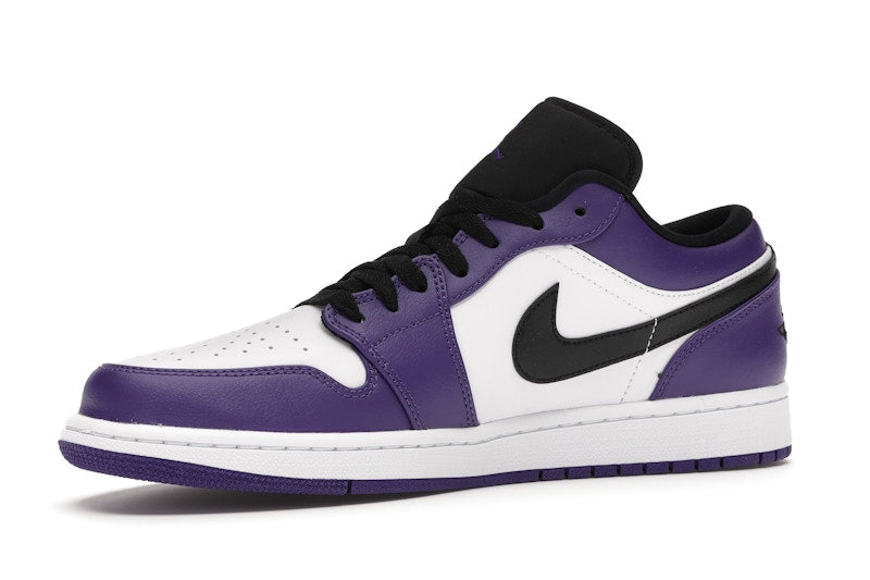 Jordan 1 Low Court Purple White