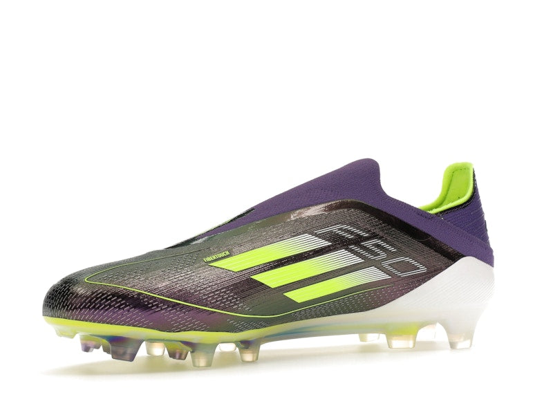adidas Laceless F50 Elite Fast Reborn FG Purple Lucid Lemon