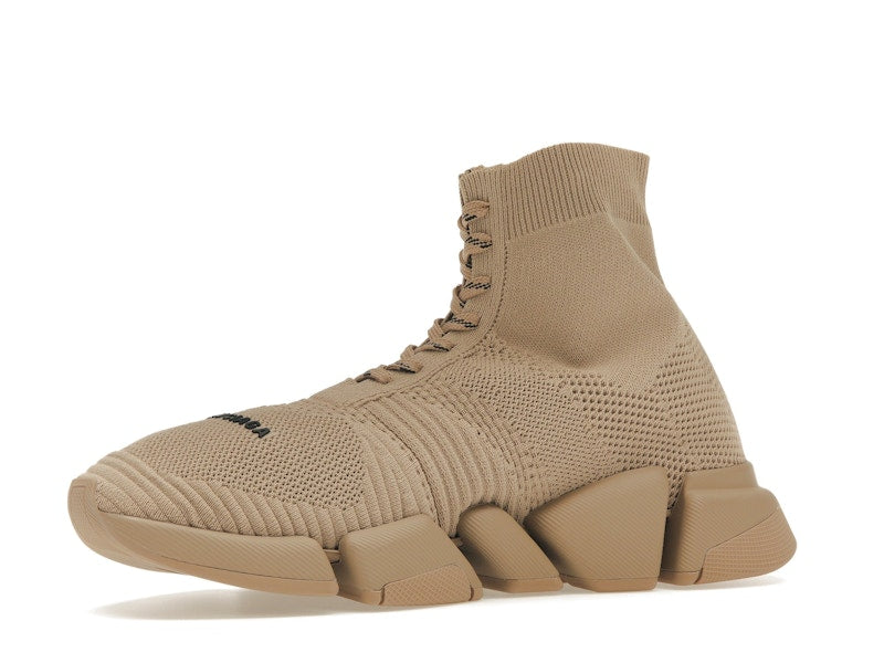 Balenciaga Speed 2.0 Lace Up Beige