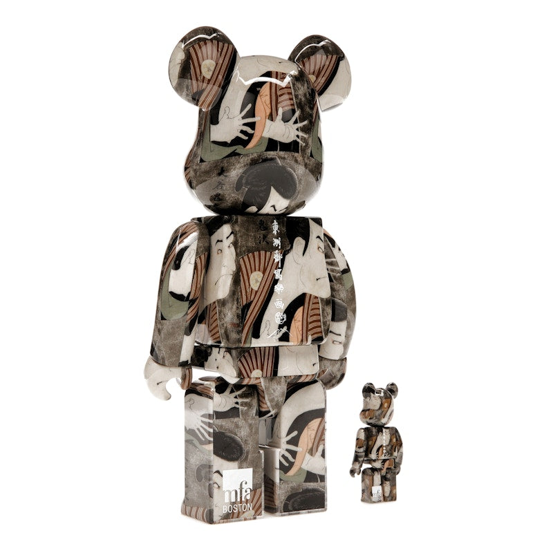 Bearbrick Sharaku Toshusai (Otani Oniji III as Yakko Edobei) 100% & 400% Set