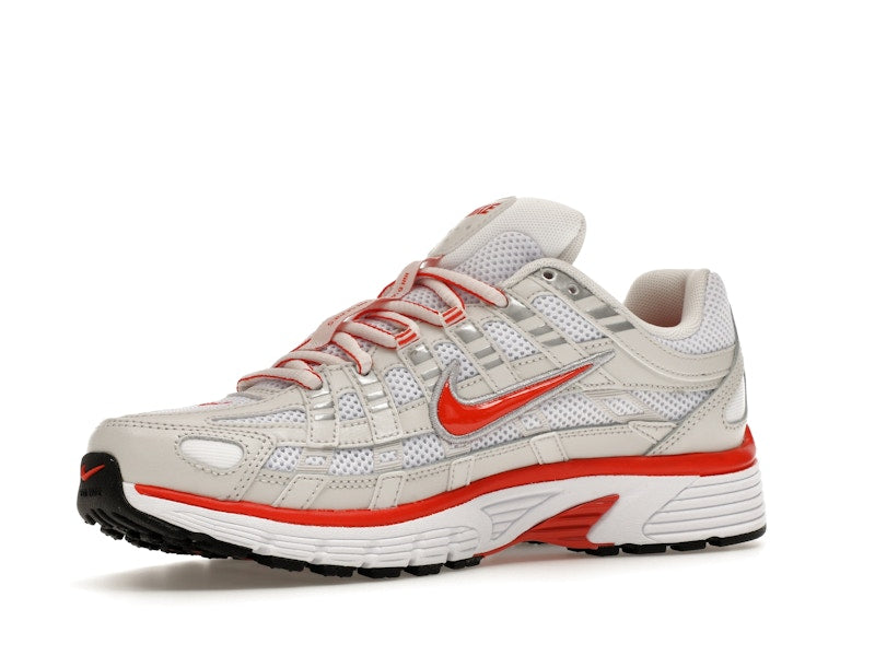 Nike P-6000 White Platinum Tint Black Picante Red (Women's)