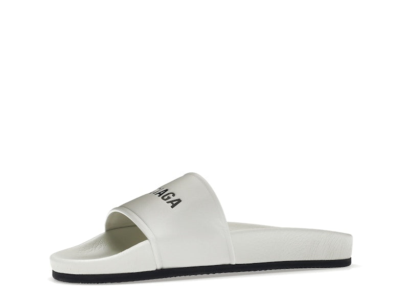 Balenciaga Pool Slide White Black (Women's)