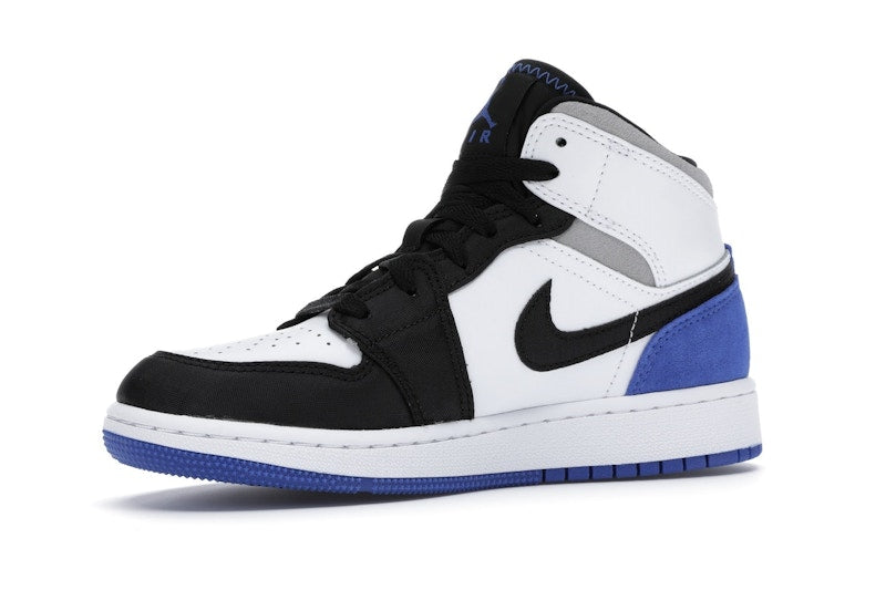 Jordan 1 Mid SE White Black Royal (GS)