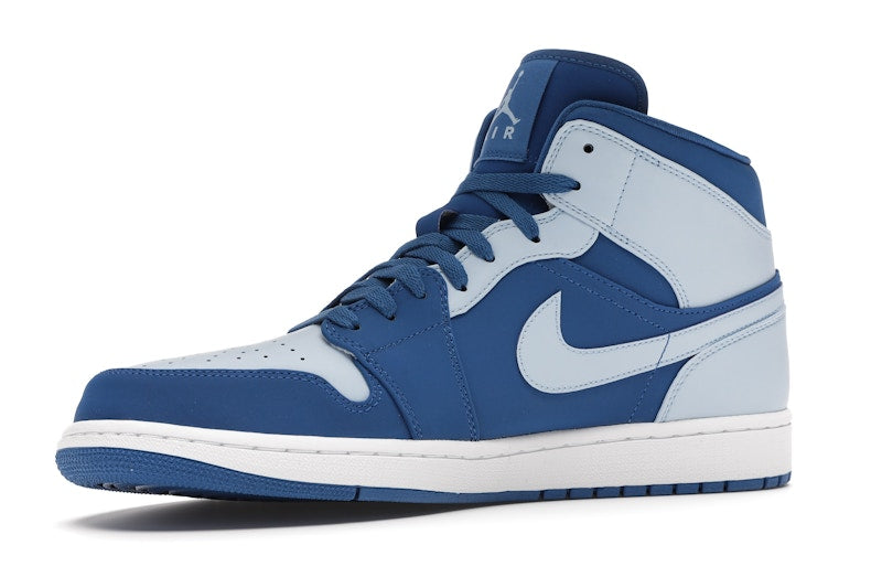 Jordan 1 Retro Mid Team Royal Ice Blue