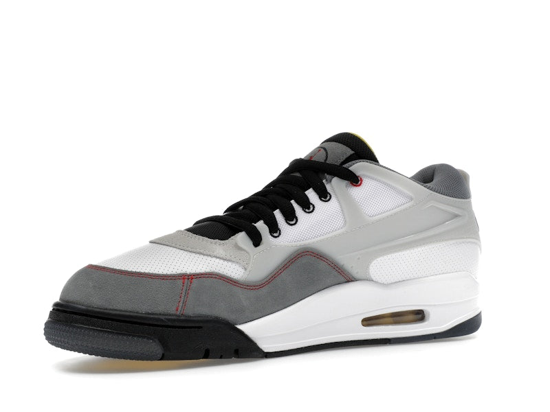 Jordan 4 RM Premium White Black Smoke Grey Fire Red