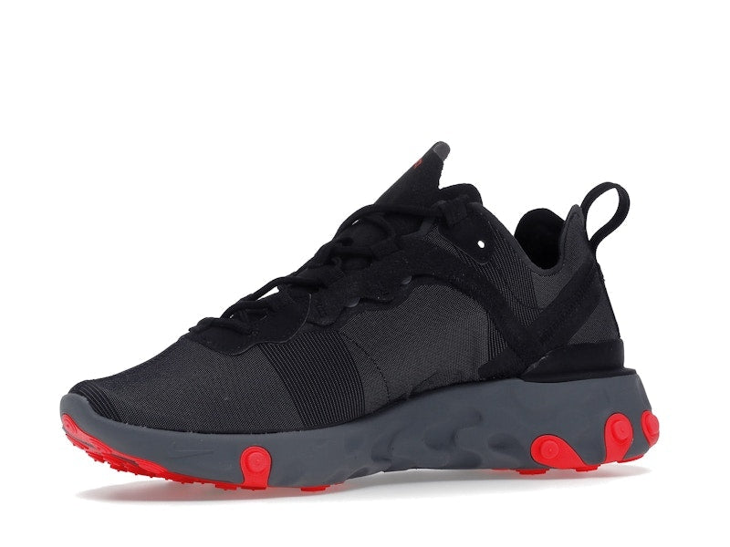 Nike React Element 55 Black Solar Red (Women's)