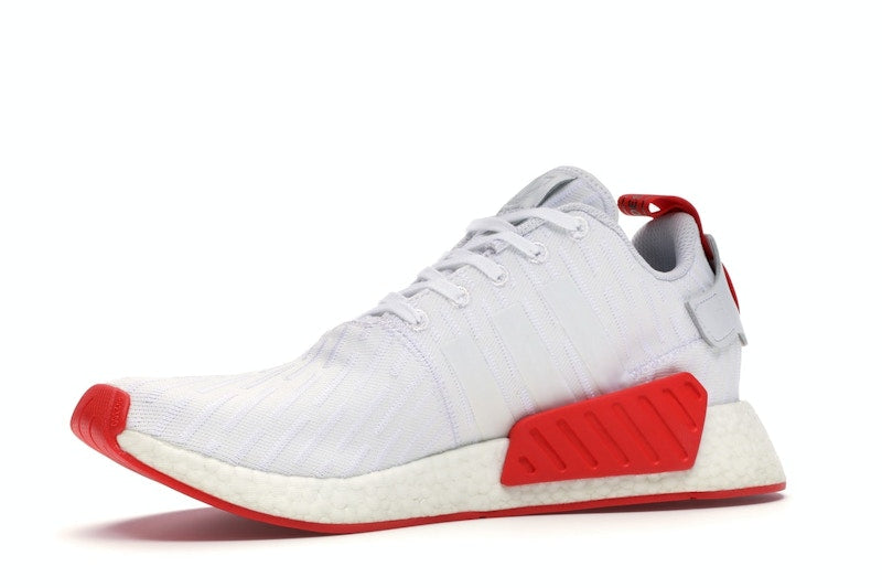 adidas NMD R2 White Core Red Two Toned